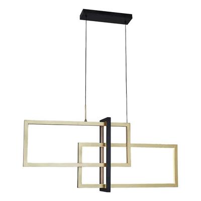 Özcan Aydınlatma 4158-1Ad-20 Square 3'Lü Dikey Sarkıt Eskitme