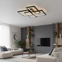 Özcan Aydınlatma 4158-2-19 Square 4'Lü Plafonyer Siyah