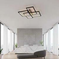 Özcan Aydınlatma 4158-2-19 Square 4'Lü Plafonyer Siyah