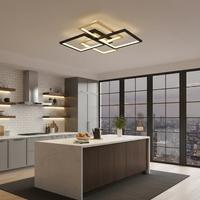 Özcan Aydınlatma 4158-2-20 Square 4'Lü Plafonyer Siyah-Eskitme