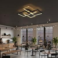 Özcan Aydınlatma 4158-2-20 Square 4'Lü Plafonyer Siyah-Eskitme