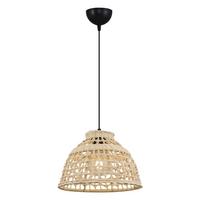 Özcan Aydınlatma 4458-44 Tekli Hasır Sarkıt 30*22Cm Ahşap