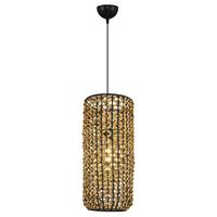 Özcan Aydınlatma 4458-46 Tekli Hasır Sarkıt 24*52Cm Ahşap