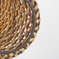 Özcan Aydınlatma 4458-46 Tekli Hasır Sarkıt 24*52Cm Ahşap