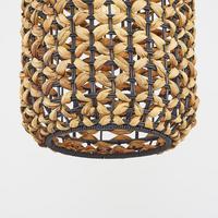 Özcan Aydınlatma 4458-46 Tekli Hasır Sarkıt 24*52Cm Ahşap