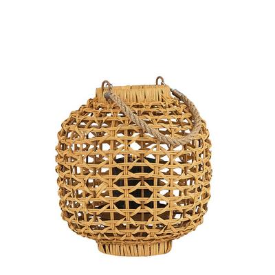 Özcan Aydınlatma 4458-47 Hasır Mumluk 22*24Cm Ahşap