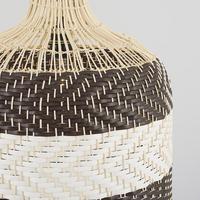 Özcan Aydınlatma 4458-53 Tekli Hasır Sarkıt 45*50Cm Ahşap