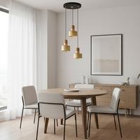 Özcan Aydınlatma 6461-3A Kanaviçe 3 Lü Sarkıt Eskitme