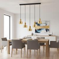 Özcan Aydınlatma 6461-5AS Kanaviçe 5 Lİ SIRALI SARKIT 