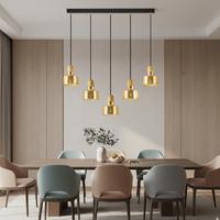 Özcan Aydınlatma 6461-5AS Kanaviçe 5 Lİ SIRALI SARKIT 