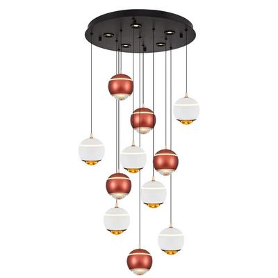 Özcan Aydınlatma Roge 11'Li Mıx Sarkıt Beyaz-Kahve Mix 2806-11A-0104