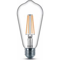 Philips LED Classic Şeffaf Filament Ampul 7W 806 Lumen 2700K Sarı Işık ST64 E27 Duy