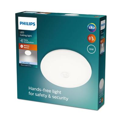 Philips Mauve Hareket Sensörlü Yuvarlak Tavan Lambası 16W 4000K Gün Işığı