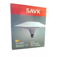 Şavk Sekizgen Led Ampül 32 w 6500k Beyaz Işık E27 Duy 