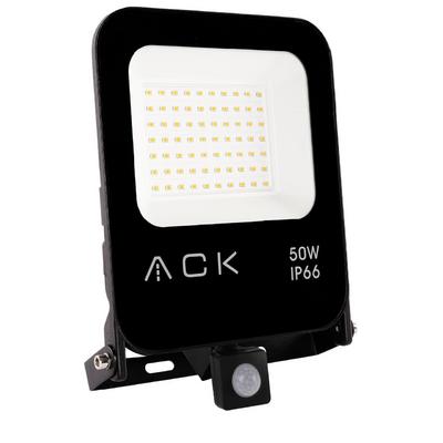 Sensörlü LED Projektör 50 Watt 6500k Beyaz Işık Ack AT62-25032