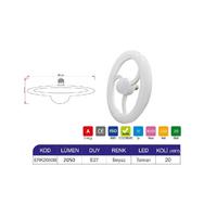 Simit Led Ampül 20W Beyaz Işık Erkled