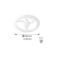 Simit Led Ampül 20W Beyaz Işık Erkled