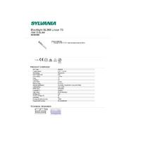 Sinek Ampülü Floresan 6W BL T5 22,5 cm Sylvania F6W/T5/BL368