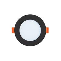 Sıva Altı Led Spot Siyah Gövde 6W 3000K Yuvarlak Venso