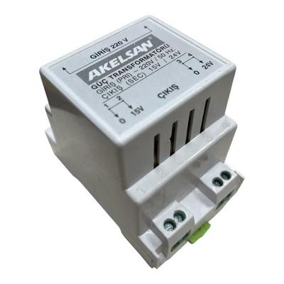 Zil Trafosu 15-24 Volt 15 Watt Raylı Trafo Akelsan