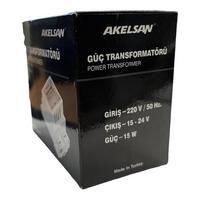 Zil Trafosu 15-24 Volt 15 Watt Raylı Trafo Akelsan