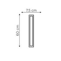 Zmr 18 W 60 Cm Bant Armatür Beyaz Işık 6500k 2 Adet