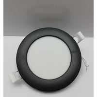 Zmr 6W Panel Led Spot Armatür Siyah Gövde Beyaz Işık 2 Adet