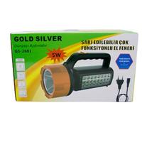  Gold Silver GS-2681 Çok Fonksiyonlu El Feneri