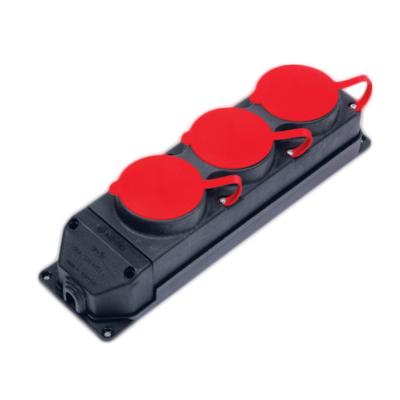 KAUÇUK KLEMENSLİ 3 X 25 A 3 ADET