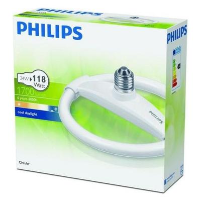 Philips Circular 24W Simit Floresan Ampul E27 Duylu Beyaz