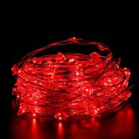 Ack LED Süsleme Işığı Kırmızı Işık 100 Ledli 10 mt AS90-00404
