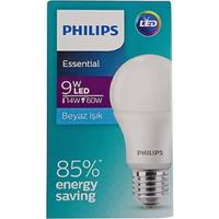 Philips Ess LedBulb 9-60W E27 Normal Duy Beyaz Işık