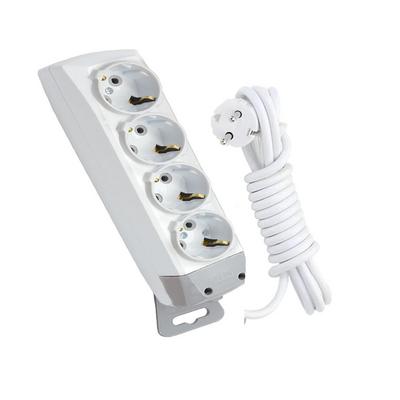 Depa Dörtlü Topraklı Grup Priz 2 Metre Kablolu