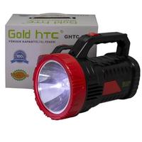 Gold htc Şarjlı El Feneri 15W Led Projektör+Işıldak Ghtc-2415
