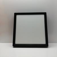 Venso Sıva Üstü Led Panel Siyah 24W Kare 6500K Beyaz Işık